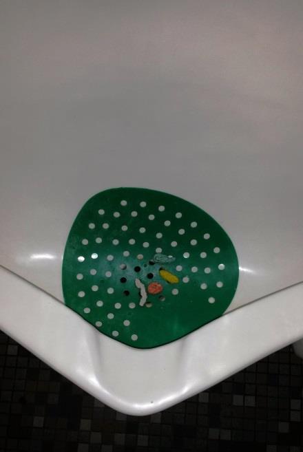 urinal drains.