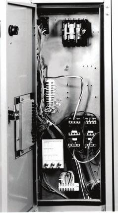 If any light is not lit, that is the point where failure occurred. Circuit analyzer is mounted on the door of the blower section electrical compartment.