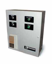 accessories Remote Control Panels The Industrial type remote control panel features a variety of switches and indicator lights mounted on a Permatector coated galvaneal steel box.
