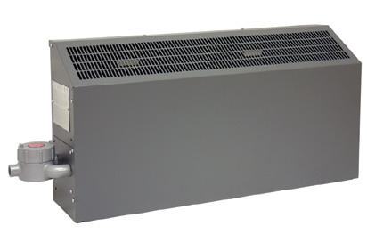FEP Series Single Phase Hazardous Location Wall Convector T-2A SERIES SINGLE PHASE Class 1, Group B, C & D Division 1 & 2 280 C / 536 F Standard Unit Unit with optional control section containing