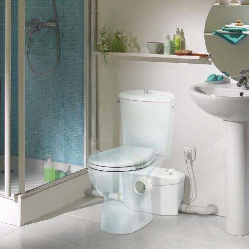 SA 96 possible connections WC, vanity basin, shower, bidet Up to 5m Up to 100m 20mm PVC or 20-25mm