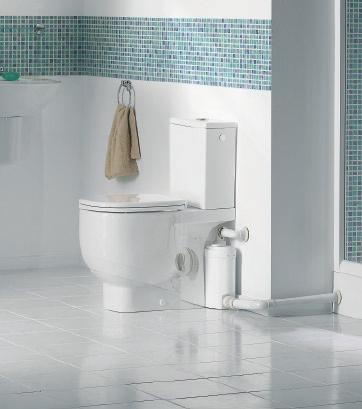possible connections WC, vanity basin, shower, bidet Up to 4m Up to 40m 20mm PVC or 20-25mm CU 35 C and