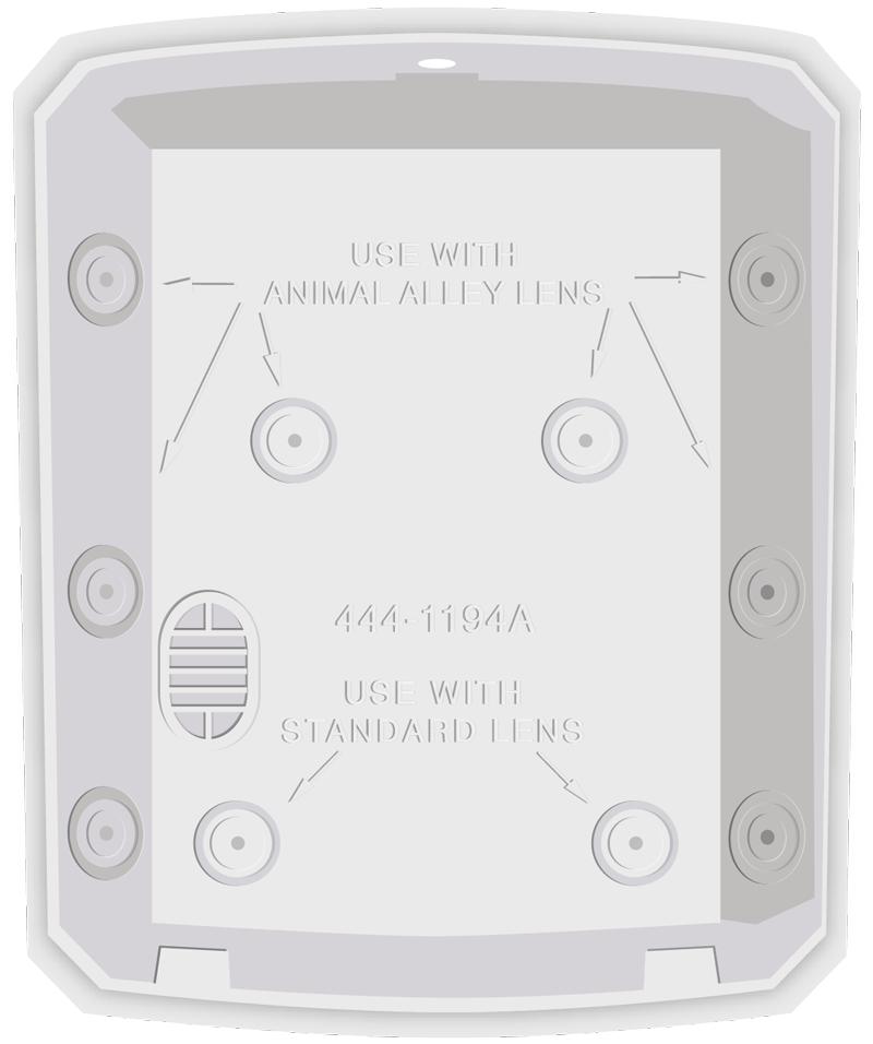 Installation 1. Select a location Motion Detectors are best used when covering a wide open area as they detect movement over 25 feet away from the mounting location.