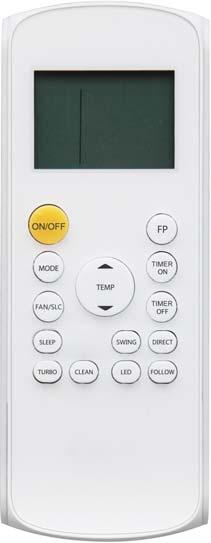 DISPLAY PANELS Manual button Operation indicator Timer indicator LED display Infrared receiver Alarm