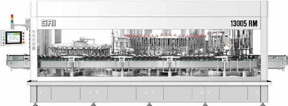 gai MECHANICAL FAMILY Still wines from 3,000 to 15,000 bottles/hour. SERIES FMT AND FMA Rinsing, de-aeration, gravity filling, inert gas injection, vacuum corking, capping.