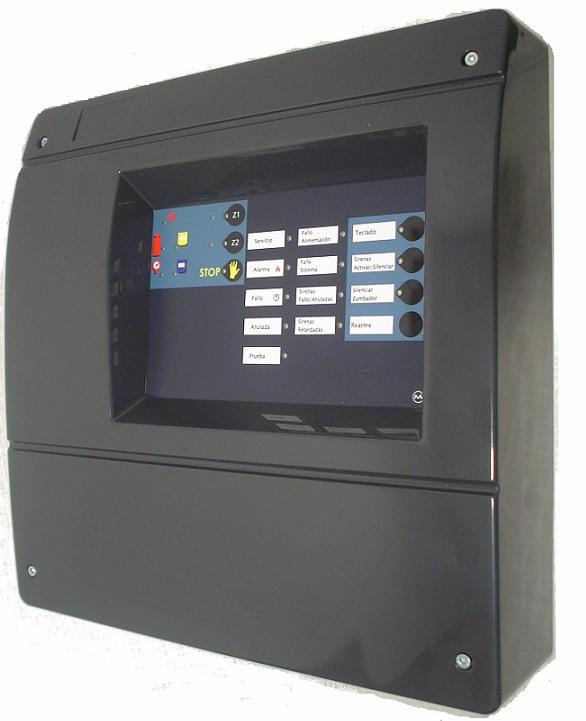 EXTINGUISHANT CONTROL PANEL M401-EXT 2 ZONES CONTROL PANEL FOR 1 EXTINGHISHANT SYSTEM STAGE FEATURES Easy extinguishant release delay configuration by potentiometer.