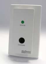 4½"H MicroTech III Water Source Heat Pump Wall Sensors (Kit P/N 669529101, 669529201, 669529001) Figure 28: Room Temperature Sensors Mode Control Slide Switch