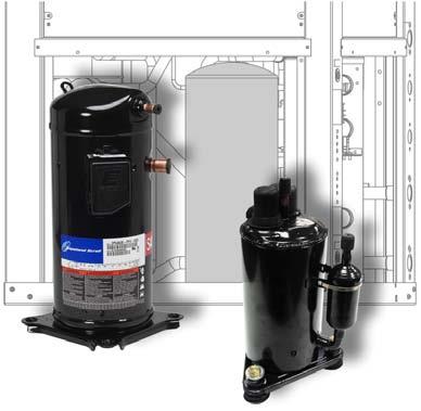 Features and Options Compressors Enfinity water source heat pumps are designed around the most advanced compressors in the industry.