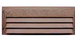 Brick Surface Eyelid Grill Grid LOW LEVEL LIGHTS Bronze : R1221 BZ/WW Black : R1221 BL/WW