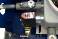 Install blue hose G from the bulk head of the pressure regulator