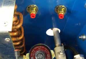 hose between the outlet of the solenoid and the signal out to
