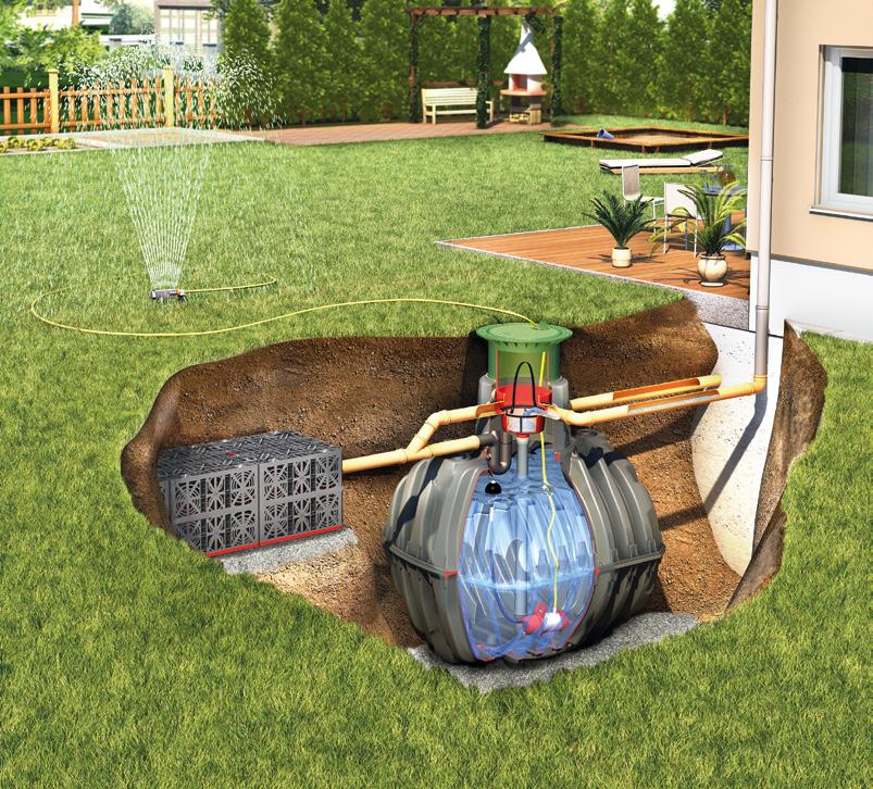 Carat S complete packages for garden irrigation Carat S tank During a hot summer, as every gardener knows, it takes a lot of water to keep thirsty plants happy and healthy.