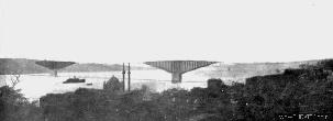 Tension band bridge project proposed by Dyekerhoff Widmann on 1958.