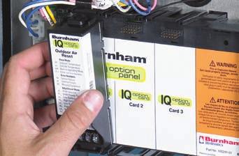 Controls like no other NOTE: IQ Option Cards are ONLY to be installed by qualified technicians.