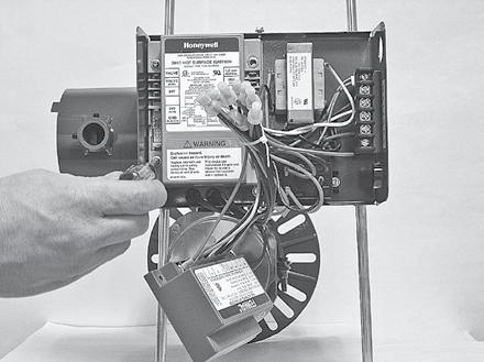 Connect to the Honeywell control HSI terminals.