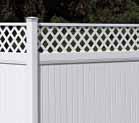 Bracketed System Easy Ordering Example Features Parts List & Benefits Newbury thru-pickets 4' x slide 8' white into routed rail skus: no screws E20349 or rivets Pre-Assembled Section preassembled