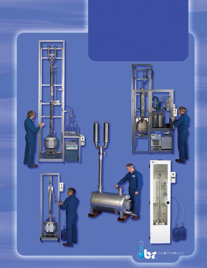 Packed Column Distillation Configured for Your Application Choose from: n Boilers Sizes: 1 to 500 liters n Efficiency: 15 to 50 Theoretical Plates