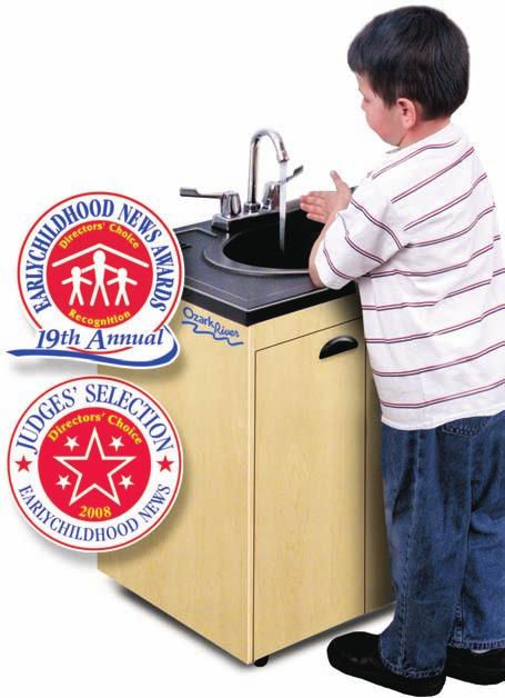 Our Lil Premier portable sink is shipped to you fully assembled, just add water and plug in, just like all of our sinks.