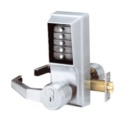Any intumescent protection used during the test must be replicated on site. Push button lock 6.3.8 Cylinders In some of the devices referred to in 6.3.2-6.3.6, the locking mechanism is operated by a cylinder which can be removed from the device.