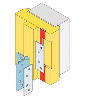 Code of Practice: Hardware for Fire and Escape Doors Page 78 Section 9: Fire & Smoke Seals Likewise, mortise lock/latch cases and strikes, and mortise-concealed closers