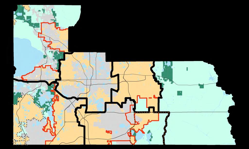 Market Areas Area 1: Northwest Unincorporated Orange County Urban Service Area Rural Service Area Rural Settlement Horizon West Boundary