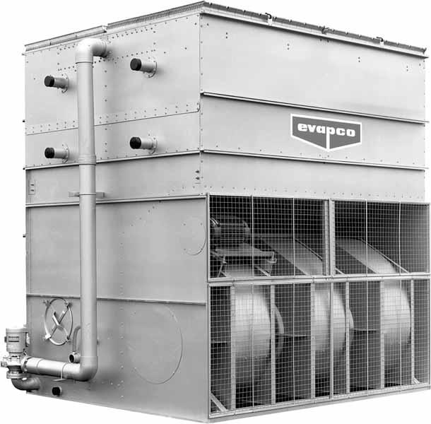 All Evapco coolers have the following features as standard: Patented* Thermal-Pak Coil resulting in the maximum thermal performance available per plan area.