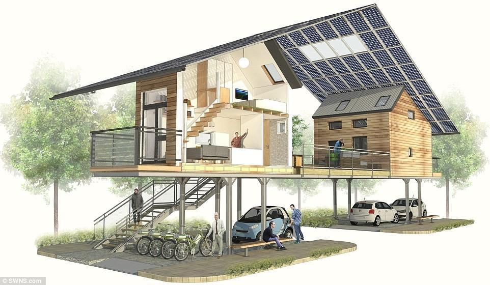 ZEDfactory: Carpark Pod housing High quality, prefabricated timber, energy efficient pod houses