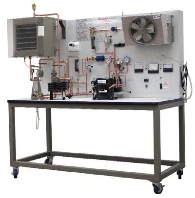 Heat Pump Trainer Bulletin 237-107-1D H-RST-17 Heat Pump Trainer Description The Hampden MODEL H-RST-17 Heat Pump Trainer consists of commercial components completely plumbed and wired for