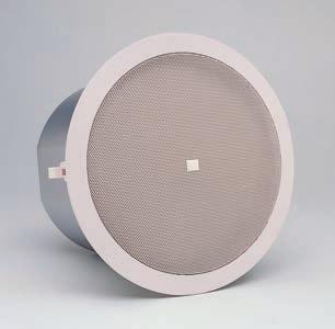 Innovative design features such as titanium-coated tweeters and JBL's unique diffraction-horn loading provide broad, even coverage through the listening area.