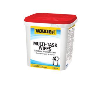 1033703 ACCESSORIES ITEM# DESCRIPTION CASE PACK WIPE COUNT SHEET SIZE UPC CASE 1033704 WAXIE Multi-Task Wipes, 4 Buckets (Rolls Sold Seperateley) 4 N/A N/A Case: