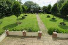 extensive gardens, stabling and land,