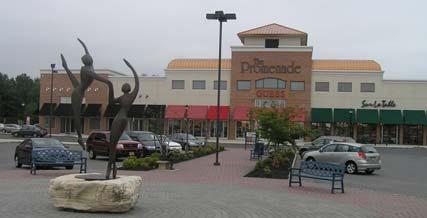 05 REGIONAL CASE STUDIES Main Street at Exton, in West Whiteland Township, Chester County, Pennsylvania, is a 300,000 square foot retail center constructed on a former brownfield site.