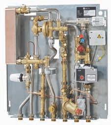 IMI TA / Prefabricated units / TA-COMFORT-S TA-COMFORT-S All in one design with differential pressure regulator STAP on primary side, as well as control valve with HEIMEIER thermostatic head, compact