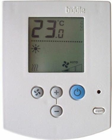 Comfort Circle control Well designed and user-friendly Both Biddle controls (thermostatic and modulating) are controlled by a well designed and user-friendly control panel.