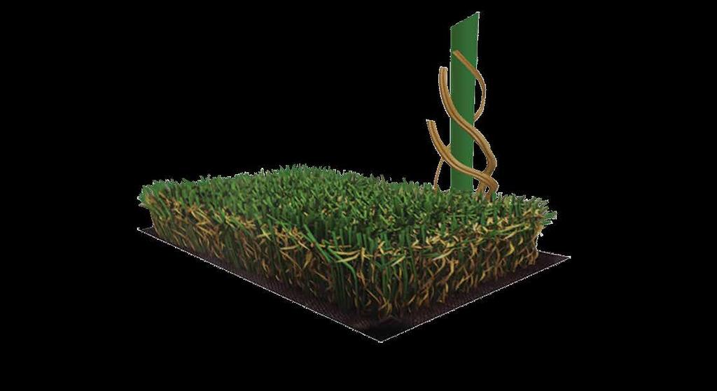 A State-Of-The-Art Artificial Grass System With Superior Drainage Technology TRUMATCH Supremely soft, tall yarn intertwines with shorter curled blades to replicate a natural look and feel.