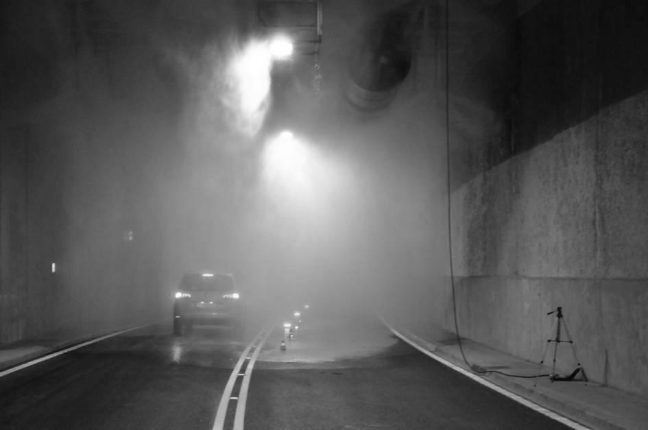 - 260 - the water mist system that is installed in the tunnel. Within Europe more than 35 km of tunnel are equipped with FFFS but these systems can be seen in most cases as ad-on safety measure.
