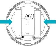 Remove mounting plate by rotating housing counter-clockwise (Figure 14). 2. Install two AAA batteries in Sensor Housing (Figure 15).