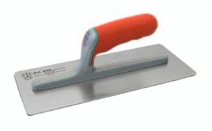 The vast range of finishing trowels also includes specific items for finishing plasterboard, for glazing and also top quality rubber trowels.