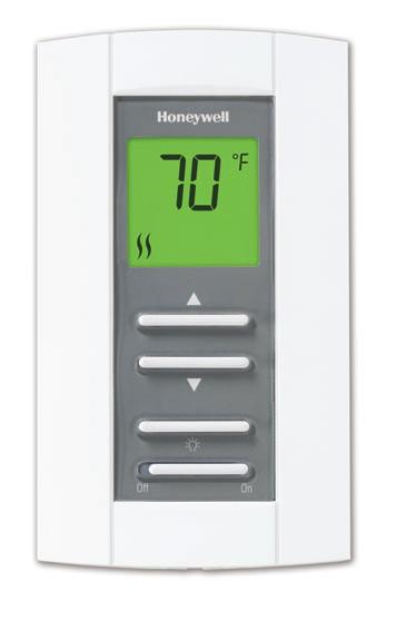 LineVoltPRO 7000 Digital Electric Heat Thermostat CONSISTENT, CONTEMPORARY COMFORT CONTROL Electronic Temperature Control Precision of +/- 1ºF can help customers save up to 10%* on heating bill.