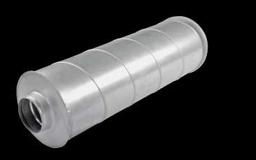 S11 Pipe sound absorber Round design S12 Splitter silencer Rectangular