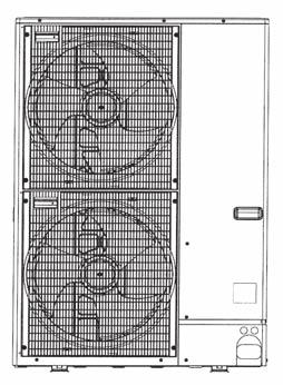 Removing the fan motor (MF, MF) () Remove the service panel. (See Figure.) () Remove the top panel. (See Figure.) (3) Remove 5 fan grille fixing screws (5 0) to detach the fan grille. (See Figure.) (4) Remove a nut (for right handed screw of M6) to detach the propeller.