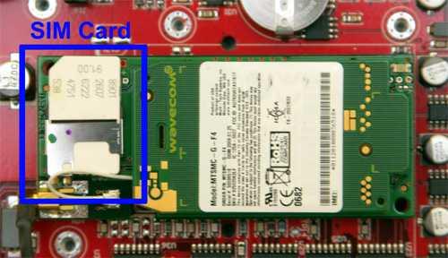 If you ordered your NetGuardian 26 G3 with a wireless modem, you'll see the antenna node protrude from the back panel of the unit and a label above the node indicating the type of modem - GPRS/GSM or
