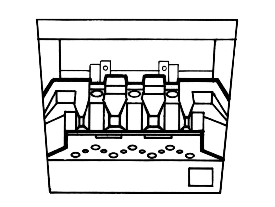 User Instructions 5.4 Lift the front upwards until it is clear of the slots and pull away from the appliance, see Diagram 3.