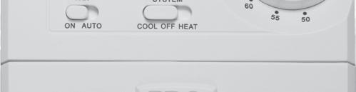 etting to know your thermostat 1 4 5 Important: The low battery indicator is displayed when the AA battery power is low.