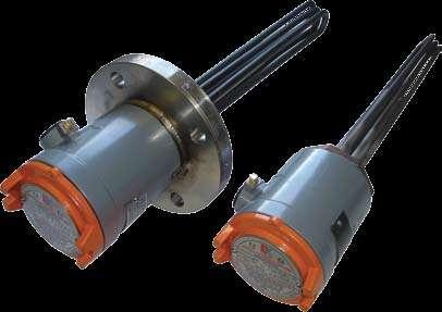 RFA Rod-Type Immersion Heaters The RFA range of Flameproof rod-type immersion heaters is suitable for installation in process tanks, safety showers, engine sumps, pressure vessels and similar plants