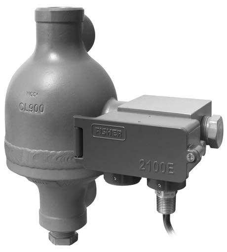2100 and 2100E Liquid Level Switches Instruction Manual Description The on off 2100 pneumatic switch (figure 1) and the 2100E electric switch (figure 2) operate shutdown valves or alarm systems when