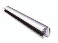 Guide rails Type 1, angled 25 x 18 mm Wall-mounted Type 2, angled 25 x 18 mm Fits on guide rail brackets Type 3,