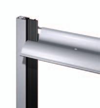 light between the slat and guide rail Only for use with 90 mm dimout external venetian blinds For