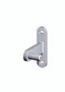 Version 1 Tension cable bracket for corner installations Version 2 Spring tension device To compensate for lengthwise