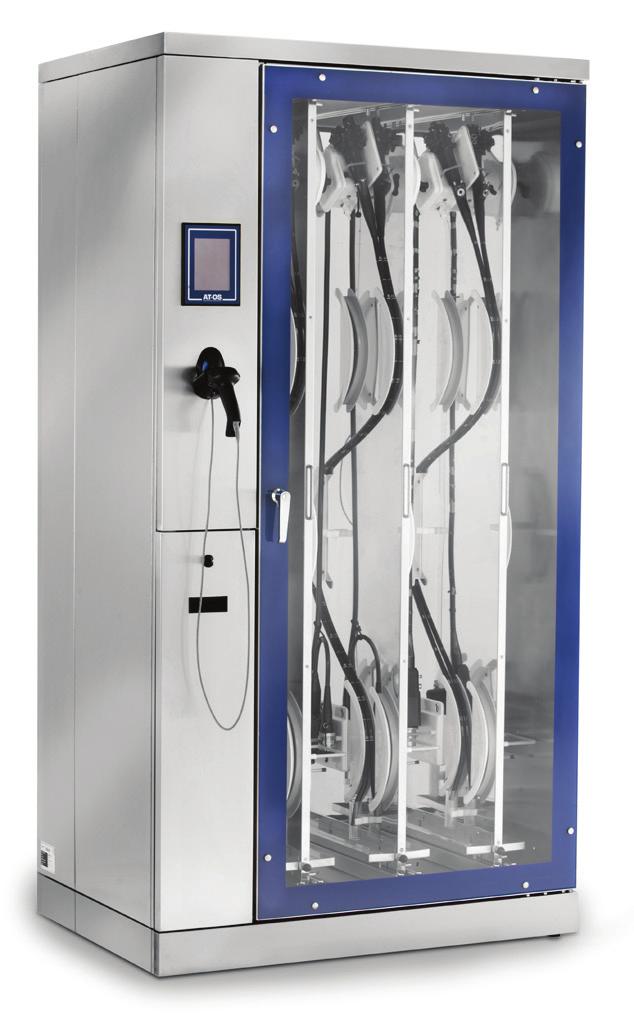 DRYING AND STORAGE CABINETS AT-OS Endo 3 Ventilated Cabinet for Endoscopes with Channel Check System Endo 3 features AT-OS most advanced technology for endoscope drying and storage.
